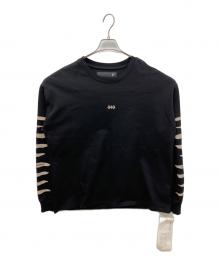 A.F ARTEFACT（エーエフ アーティファクト）の古着「HEAVY WEIGHT C/JERSEY LS TOPS　ヘビーウエイトコットンジャージトップス　ロングスリーブカットソー　Tシャツ」｜ブラック