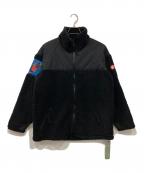 C.Eシーイー）の古着「BOA FLEECE ZIP JACKET NECK」｜ブラック