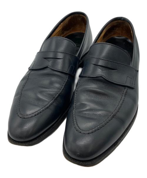 Crockett & Jones（クロケット＆ジョーンズ）Crockett & Jones (クロケット＆ジョーンズ) TREVOR　コインローファー ブラック サイズ:6　1/2Dの古着・服飾アイテム