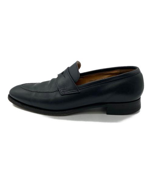 Crockett & Jones（クロケット＆ジョーンズ）Crockett & Jones (クロケット＆ジョーンズ) TREVOR　コインローファー ブラック サイズ:6　1/2Dの古着・服飾アイテム