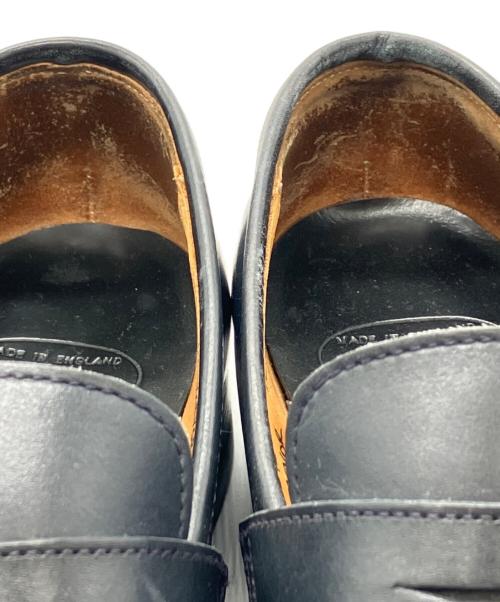 Crockett & Jones（クロケット＆ジョーンズ）Crockett & Jones (クロケット＆ジョーンズ) TREVOR　コインローファー ブラック サイズ:6　1/2Dの古着・服飾アイテム