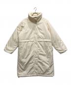 Nobleノーブル）の古着「エアリーパッファーロングコート」｜アイボリー
