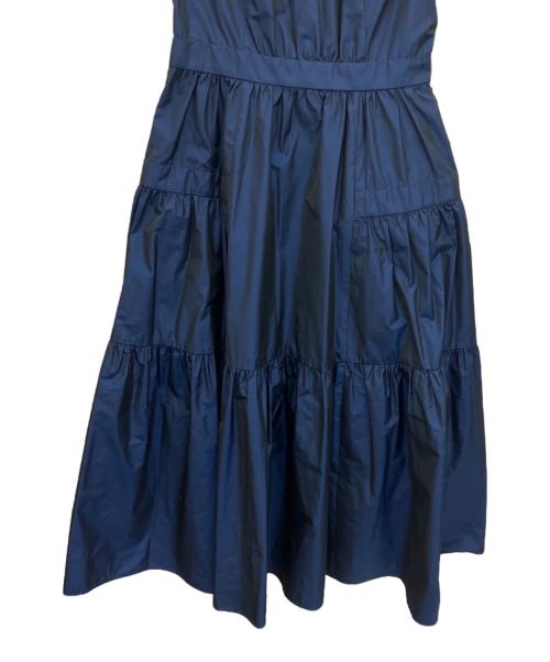 ANAYI（アナイ）ANAYI (アナイ) シャンブレータフタティアードワンピース ネイビー サイズ:36の古着・服飾アイテム