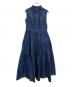 ANAYI（アナイ）の古着「シャンブレータフタティアードワンピース」｜ネイビー