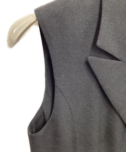 ANAYI（アナイ）ANAYI (アナイ) リネンライクジレワンピース ブラック サイズ:36 未使用品の古着・服飾アイテム