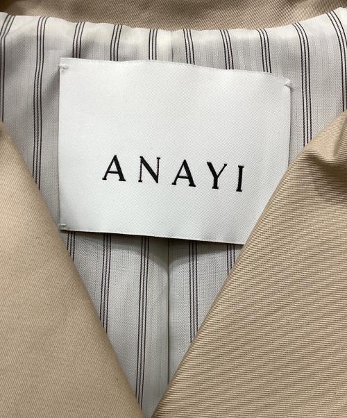 ANAYI（アナイ）ANAYI (アナイ) 撥水ギャバトレンチコート ベージュ サイズ:36の古着・服飾アイテム