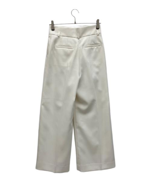 ANAYI（アナイ）ANAYI (アナイ) ブラストツイルタックワイドパンツ ホワイト サイズ:36の古着・服飾アイテム