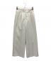 ANAYI（アナイ）の古着「ブラストツイルタックワイドパンツ」｜ホワイト
