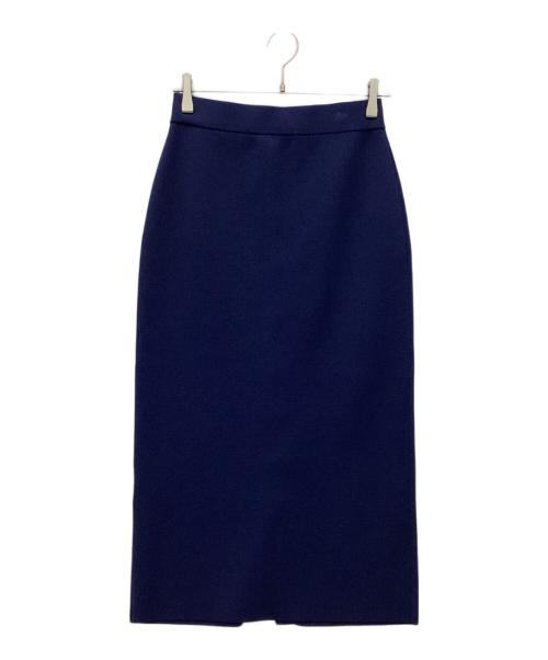 ANAYI（アナイ）ANAYI (アナイ) コットンポリエステルミラノタイトスカート ネイビー サイズ:36の古着・服飾アイテム
