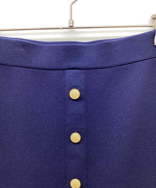 ANAYI（アナイ）ANAYI (アナイ) コットンポリエステルミラノタイトスカート ネイビー サイズ:36の古着・服飾アイテム