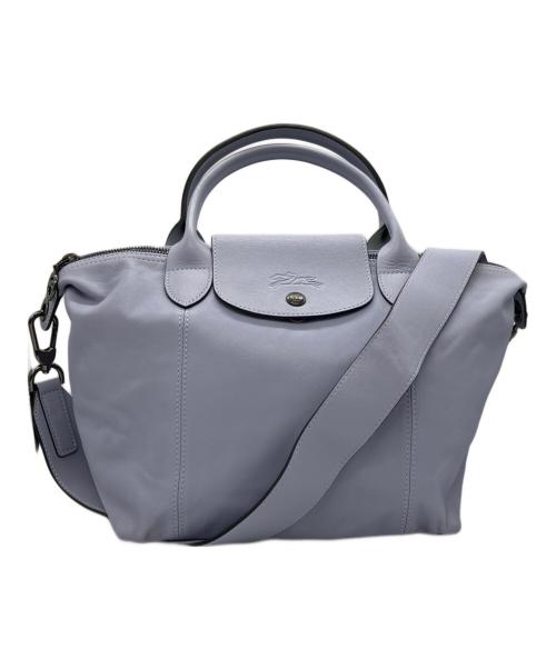 LONGCHAMP（ロンシャン）LONGCHAMP (ロンシャン) ル・プリアージュ キュイールS ブルーの古着・服飾アイテム