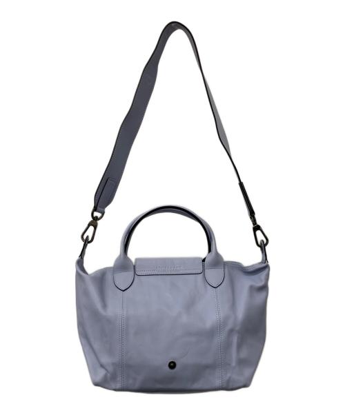 LONGCHAMP（ロンシャン）LONGCHAMP (ロンシャン) ル・プリアージュ キュイールS ブルーの古着・服飾アイテム