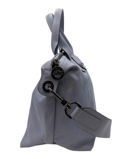 LONGCHAMP（ロンシャン）LONGCHAMP (ロンシャン) ル・プリアージュ キュイールS ブルーの古着・服飾アイテム