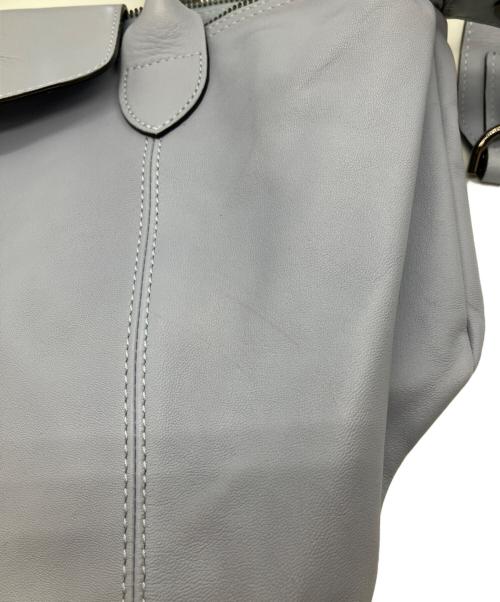 LONGCHAMP（ロンシャン）LONGCHAMP (ロンシャン) ル・プリアージュ キュイールS ブルーの古着・服飾アイテム