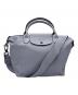 LONGCHAMP（ロンシャン）の古着「ル・プリアージュ キュイールS」｜ブルー
