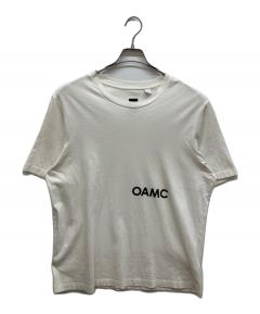 Lサイズ OAMC 両面プリント ビッグロゴ グラフィック半袖Tシャツ ホワイト