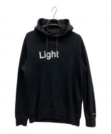 sacai（サカイ）の古着「LIGHT Fire Hoodie　ライトファイアフーディ　プリントパーカー」｜ブラック