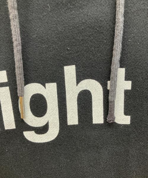 sacai（サカイ）sacai (サカイ) LIGHT Fire Hoodie　ライトファイアフーディ　プリントパーカー ブラック サイズ:3の古着・服飾アイテム