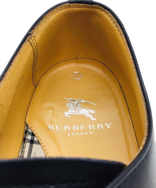 BURBERRY LONDON（バーバリーロンドン）BURBERRY LONDON (バーバリーロンドン) レースアップ Vチップ ブラック サイズ:26 1/2の古着・服飾アイテム