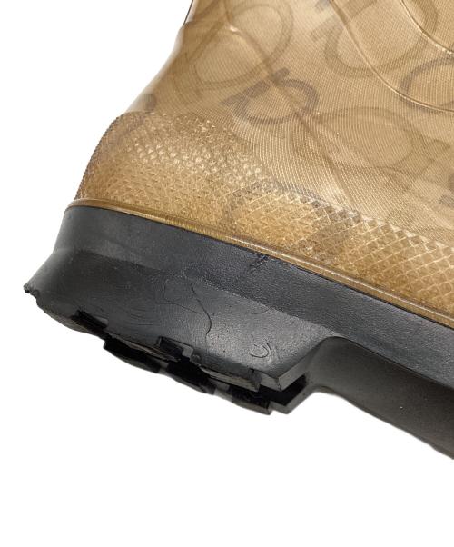 Salvatore Ferragamo（サルヴァトーレ フェラガモ）Salvatore Ferragamo (サルヴァトーレ フェラガモ) レインブーツ ベージュ サイズ:6の古着・服飾アイテム