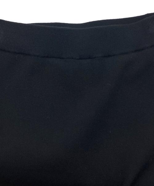 OMMO（オーエムエムオー）OMMO (オーエムエムオー) レイヤードニットパンツ ブラック サイズ:36の古着・服飾アイテム