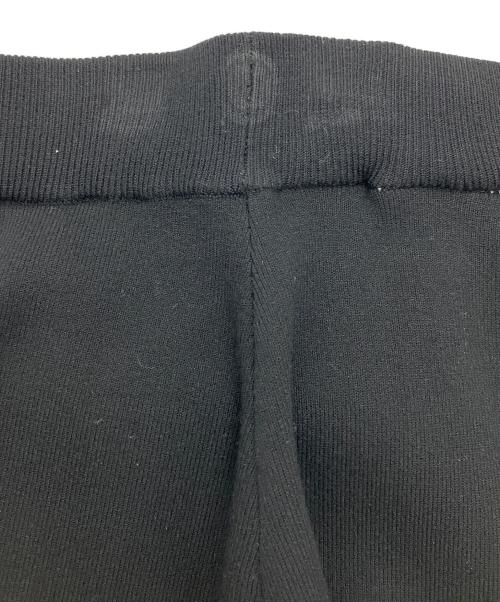 OMMO（オーエムエムオー）OMMO (オーエムエムオー) レイヤードニットパンツ ブラック サイズ:36の古着・服飾アイテム
