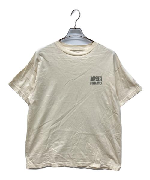 EMOTIONALLY UNAVAILABLE（エモーショナリー・アンアベイラブル）EMOTIONALLY UNAVAILABLE (エモーショナリー・アンアベイラブル) Tシャツ HPLSS CALL CARDS T アイボリー サイズ:Ｍの古着・服飾アイテム