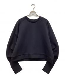 RIM.ARK（リムアーク）の古着「Croissant sleeve sweat PO」｜ブラック