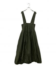 OMMO（オーエムエムオー）の古着「キルティングバルーンワンピース」｜オリーブ