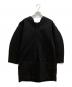 emmi atelier (エミアトリエ) ストレッチミニワンピース　ノーカラーワンピース ブラック サイズ:SIZE 1 未使用品：6000円