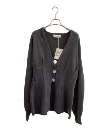 HeRIN.CYE（ヘリンドットサイ）の古着「Nep knit cardigan」｜グレー