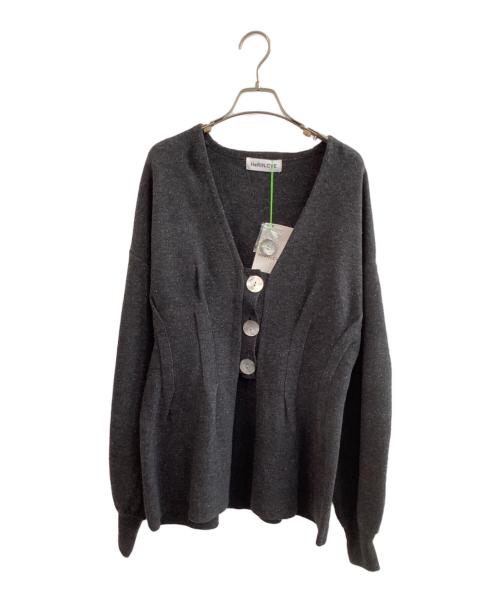 HeRIN.CYE（ヘリンドットサイ）HeRIN.CYE (ヘリンドットサイ) Nep knit cardigan グレー サイズ:Freeの古着・服飾アイテム