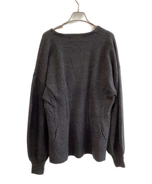 HeRIN.CYE（ヘリンドットサイ）HeRIN.CYE (ヘリンドットサイ) Nep knit cardigan グレー サイズ:Freeの古着・服飾アイテム