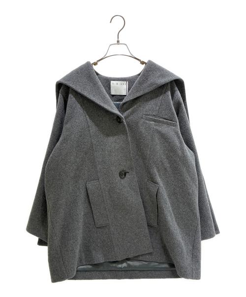 RIM.ARK（リムアーク）RIM.ARK (リムアーク) セーラーカラーデザインコート グレー サイズ:FREEの古着・服飾アイテム