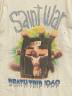 中古・古着 SAINT MICHAEL (セントマイケル) SS TEE / SAINT WAR / WHITE  オフホワイト サイズ:L：25000円