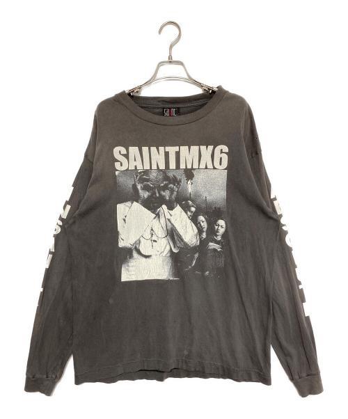 SAINT MICHAEL（セントマイケル）SAINT MICHAEL (セントマイケル) LS TEE/SAINT MX6 ブラック サイズ:Lの古着・服飾アイテム