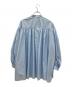 LE PHIL (ル フィル) ライトタイプライターギャザーブラウス ブルー サイズ:Ｆ：11000円