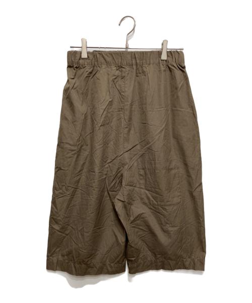 HUIS（ハウス）HUIS (ハウス) 503 ギザコットンブロード8分丈パンツ オリーブ サイズ:freeの古着・服飾アイテム