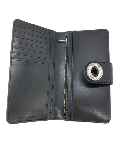 MARC JACOBS（マークジェイコブズ）MARC JACOBS (マークジェイコブズ) Turnlock Wallet ターンロックウォレット 長財布 ブラックの古着・服飾アイテム