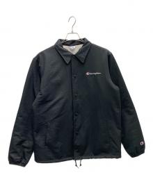 Champion（チャンピオン）の古着「裏ボアコーチジャケット」｜ブラック