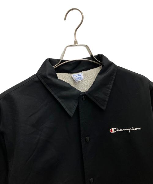 Champion（チャンピオン）Champion (チャンピオン) 裏ボアコーチジャケット ブラック サイズ:Lの古着・服飾アイテム