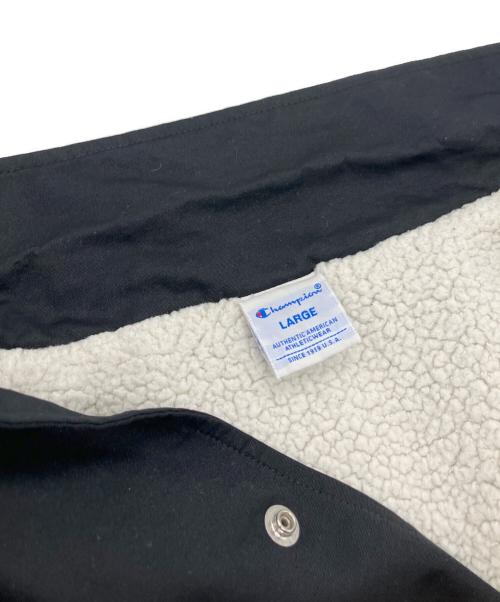 Champion（チャンピオン）Champion (チャンピオン) 裏ボアコーチジャケット ブラック サイズ:Lの古着・服飾アイテム