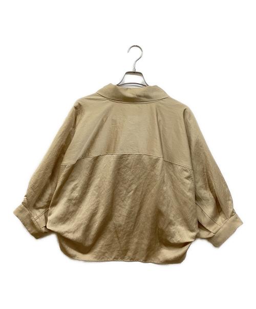 MIESROHE（ミースロエ）MIESROHE (ミースロエ) ボウタイコクーンブラウス ゴールド サイズ:FREEの古着・服飾アイテム