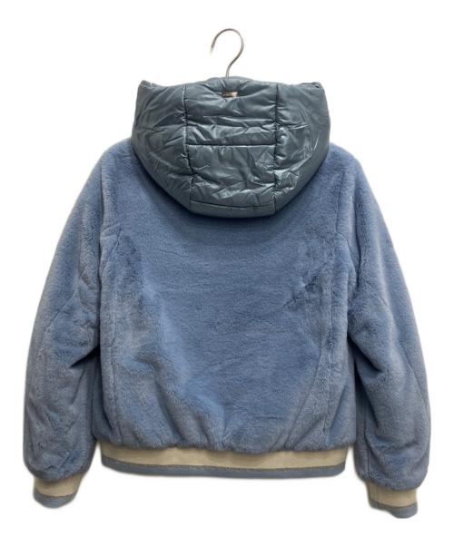 HERNO（ヘルノ）HERNO (ヘルノ) ファーダウンジャケット ブルー サイズ:10Aの古着・服飾アイテム
