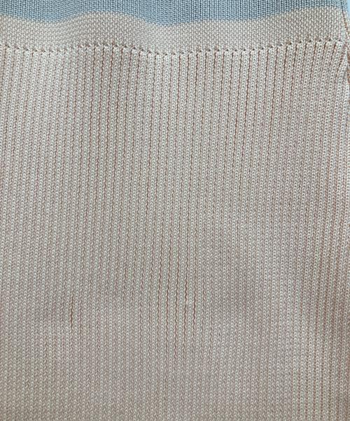 BARNEYS NEWYORK（バーニーズ・ニューヨーク）BARNEYS NEWYORK (バーニーズ・ニューヨーク) ウォッシャブルタイトニットドレス ピンク サイズ:Fの古着・服飾アイテム