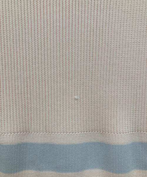 BARNEYS NEWYORK（バーニーズ・ニューヨーク）BARNEYS NEWYORK (バーニーズ・ニューヨーク) ウォッシャブルタイトニットドレス ピンク サイズ:Fの古着・服飾アイテム