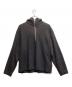 VEIN（ヴェイン）の古着「WO/PE QUARTER GAUGE KNIT HOODED PULLOVER SHIRT」｜チャコールグレー