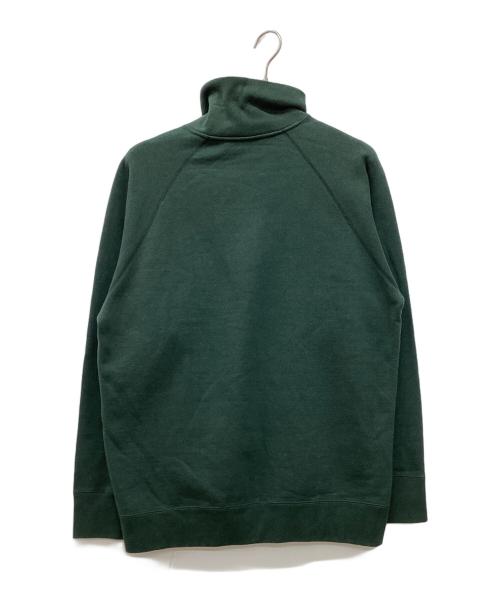 ATONSTAPLeS（エイトンステイプルズ）ATONSTAPLeS (エイトンステイプルズ) Recycled suvin urake | Half zip pullover グリーン サイズ:Lの古着・服飾アイテム