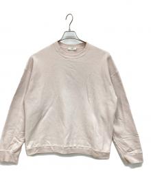 ATON（エイトン）の古着「NATURAL DYE URAKE OVERSIZED SWEAT SHIRT」｜ピンク