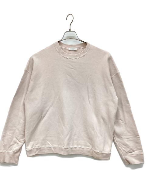 ATON（エイトン）ATON (エイトン) NATURAL DYE URAKE OVERSIZED SWEAT SHIRT ピンク サイズ:04の古着・服飾アイテム